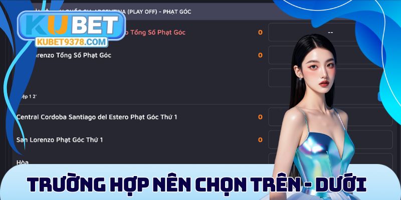 Trường hợp nên chọn cửa trên hoặc cửa dưới